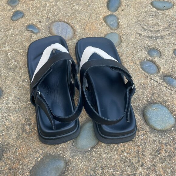 Alohas Decade leather sandals - Picture 3 of 7